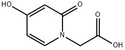4-Hydroxy-2-oxo-1(2H)-pyridineacetic acid Structure