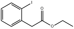 2-(2-ヨードフェニル)酢酸エチル 化学構造式