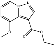 4-Methoxy-pyrazolo[1,5-a]pyridine-3-carboxylic acid ethyl ester Struktur