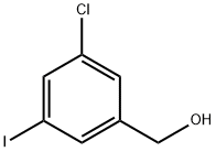 (3-chloro-5-iodophenyl)methanol Structure