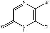 2-羟基-5-溴-6-氯吡嗪 结构式