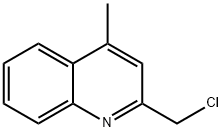 2-(氯甲基)-4-甲基喹啉, 91348-86-6, 结构式