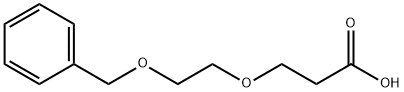 3-[2-(Benzyloxy)ethoxy]propanoic acid, 91555-65-6, 结构式