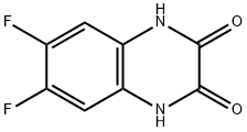 6,7-二氟喹喔啉-2,3(1H,4H)-二酮, 91895-29-3, 结构式