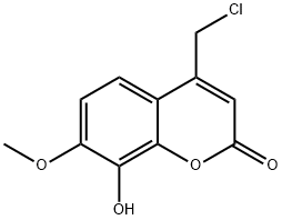 4-氯甲基-7-甲氧基-8-羟基香豆素,923183-59-9,结构式