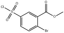 methyl 2-bromo-5-(chlorosulfonyl)benzoate Structure
