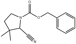 benzyl 2-cyano-3,3-dimethylpyrrolidine-1-carboxylate