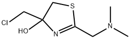 4-(chloromethyl)-2-[(dimethylamino)methyl]-4,5-dihydro-4-Thiazolol