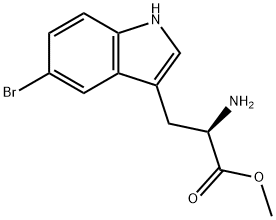 D-Tryptophan, 5-bromo-, methyl ester Structure