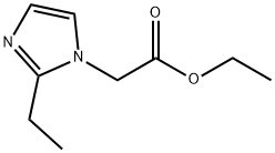 Ethyl 2-(2-ethyl-1H-imidazol-1-yl)acetate Struktur