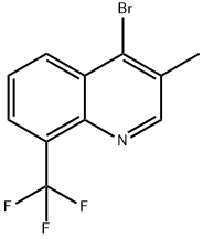 4-bromo-3-methyl-8-(trifluoromethyl)quinoline,936352-89-5,结构式