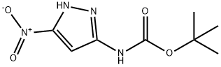 (5-Nitro-1H-pyrazol-3-yl)-carbamic acid tert-butyl ester 结构式