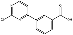 3-(2-chloro-4-pyrimidinyl)-Benzoicacid Structure