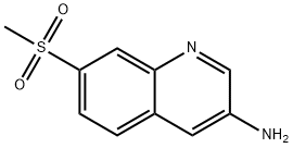 7-(methylsulfonyl)quinolin-3-amine Structure