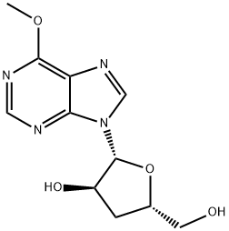 6-Methoxy-9-(-D-3-deoxyribofuranosyl)-9H-purine Structure