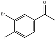 1-(3-Bromo-4-iodo-phenyl)-ethanone Structure