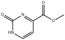 Methyl 2-oxo-1,2-dihydropyrimidine-4-carboxylate Struktur