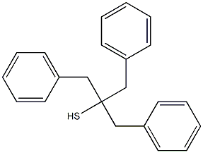 TRIBENZYLMETHANETHIOL Structure