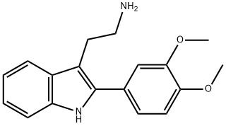 3-(2-AMINOETHYL)-2-(3,4-DIMETHOXYPHENYL)INDOLE, 95426-76-9, 结构式