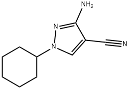 3-amino-1-cyclohexyl-1H-pyrazole-4-carbonitrile