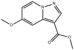 methyl 5-methoxyH-pyrazolo[1,5-a]pyridine-3-carboxylate Structure