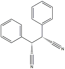 meso-2,3-Diphenylsuccinonitrile Struktur
