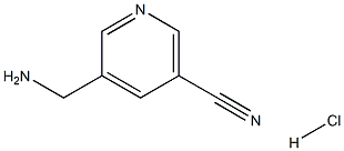 5-(aminomethyl)nicotinonitrile hydrochloride Struktur