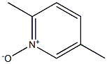 2,5-dimethyl-1-oxidopyridin-1-ium Struktur