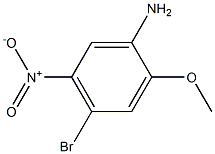 4-溴-2-甲氧基-5-硝基苯胺,,结构式