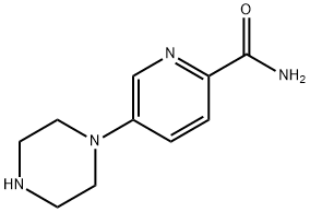 5-哌嗪基-2-甲酰胺基吡啶, 2044836-36-2, 结构式