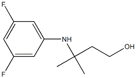 3-((3,5-difluorophenyl) amino)-3-methylbutan-1-ol Structure