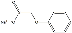 Sodium 1-Phenoxy-methanesulfinate Struktur