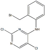 N-(2-(bromomethyl)phenyl)-2,5-dichloropyrimidin-4-amine 结构式