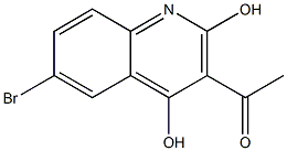 1-(6-Bromo-2,4-dihydroxy-quinolin-3-yl)-ethanone