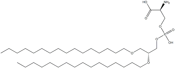 1,2-Di-O-hexadecyl-sn-glycero-3-phosphoserine Structure