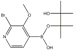 2-Bromo-3-methoxypyridine-4-boronic acid pinacol ester Struktur