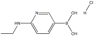 6-(Ethylamino)pyridine-3-boronic acid.HCl Structure