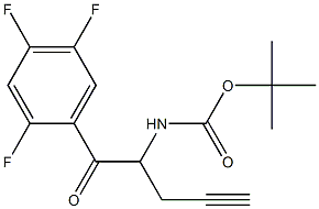 tert-butyl (1-oxo-1-(2,4,5-trifluorophenyl)pent-4-yn-2-yl)carbamate