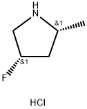(2R,4S)-4-FLUORO-2-METHYLPYRROLIDINE HCL, 1951424-96-6, 结构式