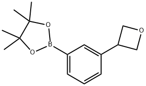 (3-(OXETAN-3-YL)PHENYL)BORONIC ACID PINACOL ESTER 化学構造式