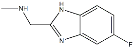N-[(5-fluoro-1H-benzimidazol-2-yl)methyl]-N-methylamine Structure
