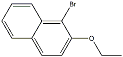 2-ethoxy-1-Bromonaphthalene Structure
