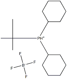 tert-Butyldicyclohexylphosphonium tetrafluoroborate 97% Structure
