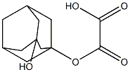 1-(3-Hydroxyadamantan-1-yl) oxalic acid Struktur