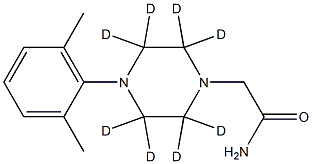 N-(2,6-Dimethylphenyl)-1-piperazineacetamide-d8