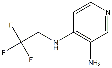 N4-(2,2,2-TRIFLUOROETHYL)PYRIDINE-3,4-DIAMINE 结构式