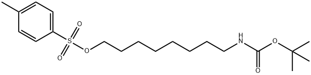 8-((TERT-BUTOXYCARBONYL)AMINO)OCTYL 4-METHYLBENZENESULFONATE, 1472656-81-7, 结构式