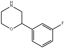 2-(3-氟苯基)吗啉, 62008-55-3, 结构式