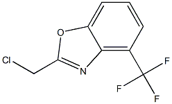 2-Chloromethyl-4-trifluoromethyl-benzooxazole Structure