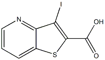 3-Iodo-thieno[3,2-b]pyridine-2-carboxylic acid Struktur